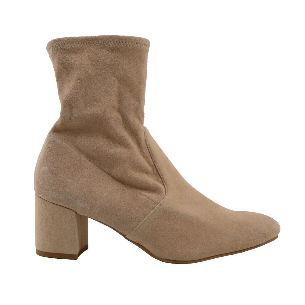 🔥NEW STUART WEITZMAN Sofia 50 Suede Block Heel Sock Boots, 9US/39.5EU MSRP$595